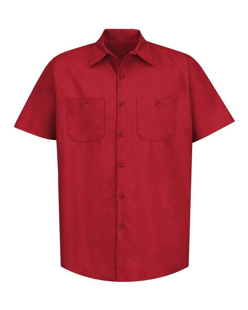 Men's Industrial Short Sleeve Work Shirt