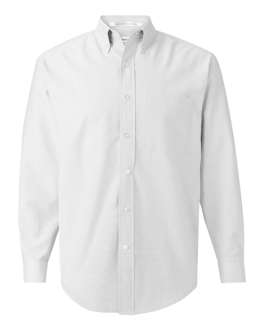 Long Sleeve Stain Resistant Oxford Shirt-FeatherLite