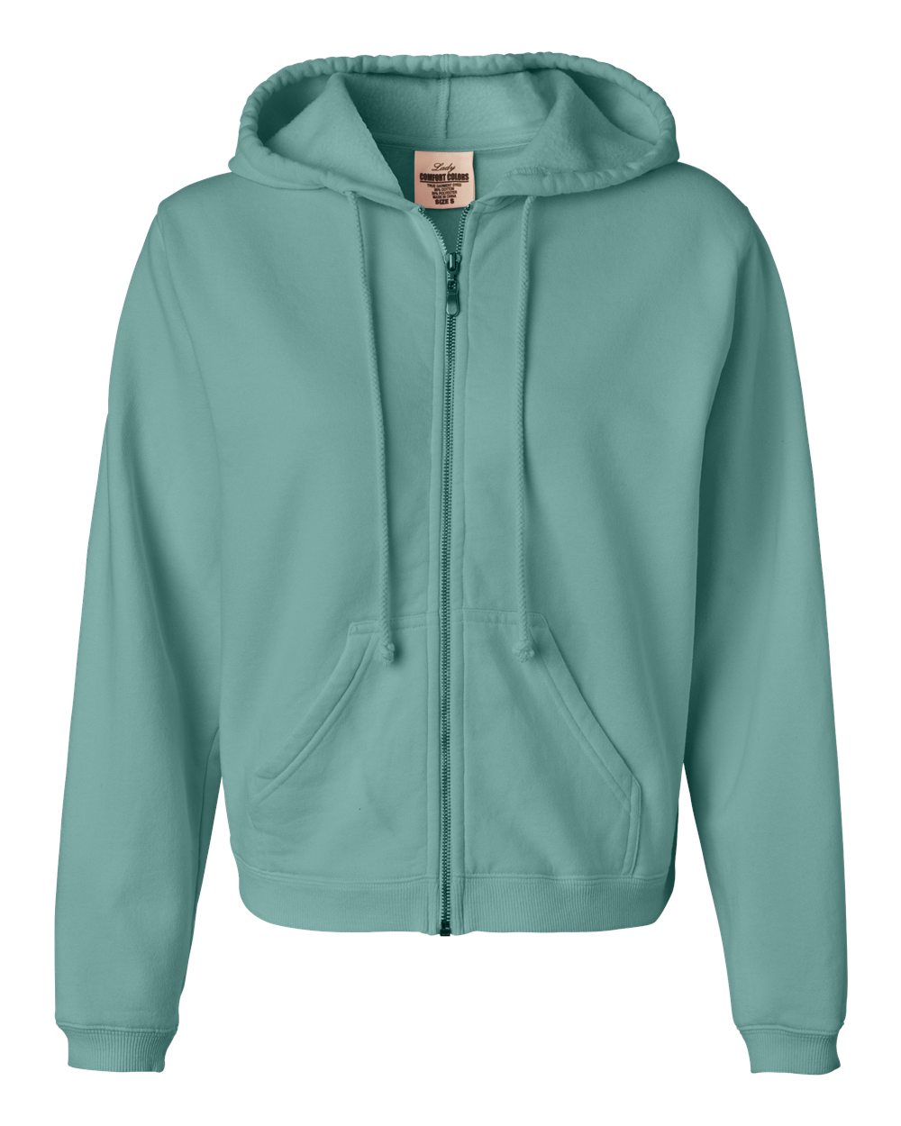 comfort colors zip up hoodie