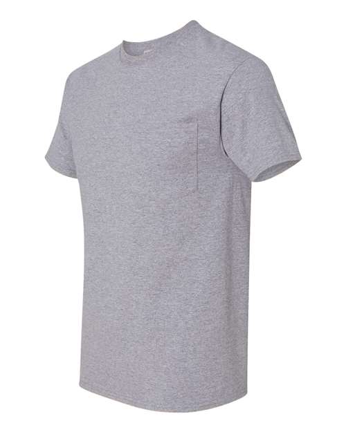 Unisex Dri-Power® 50/50 Pocket T-Shirt