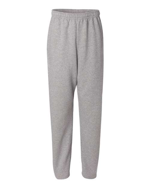 NuBlend® Open-Bottom Sweatpants with Pockets-JERZEES