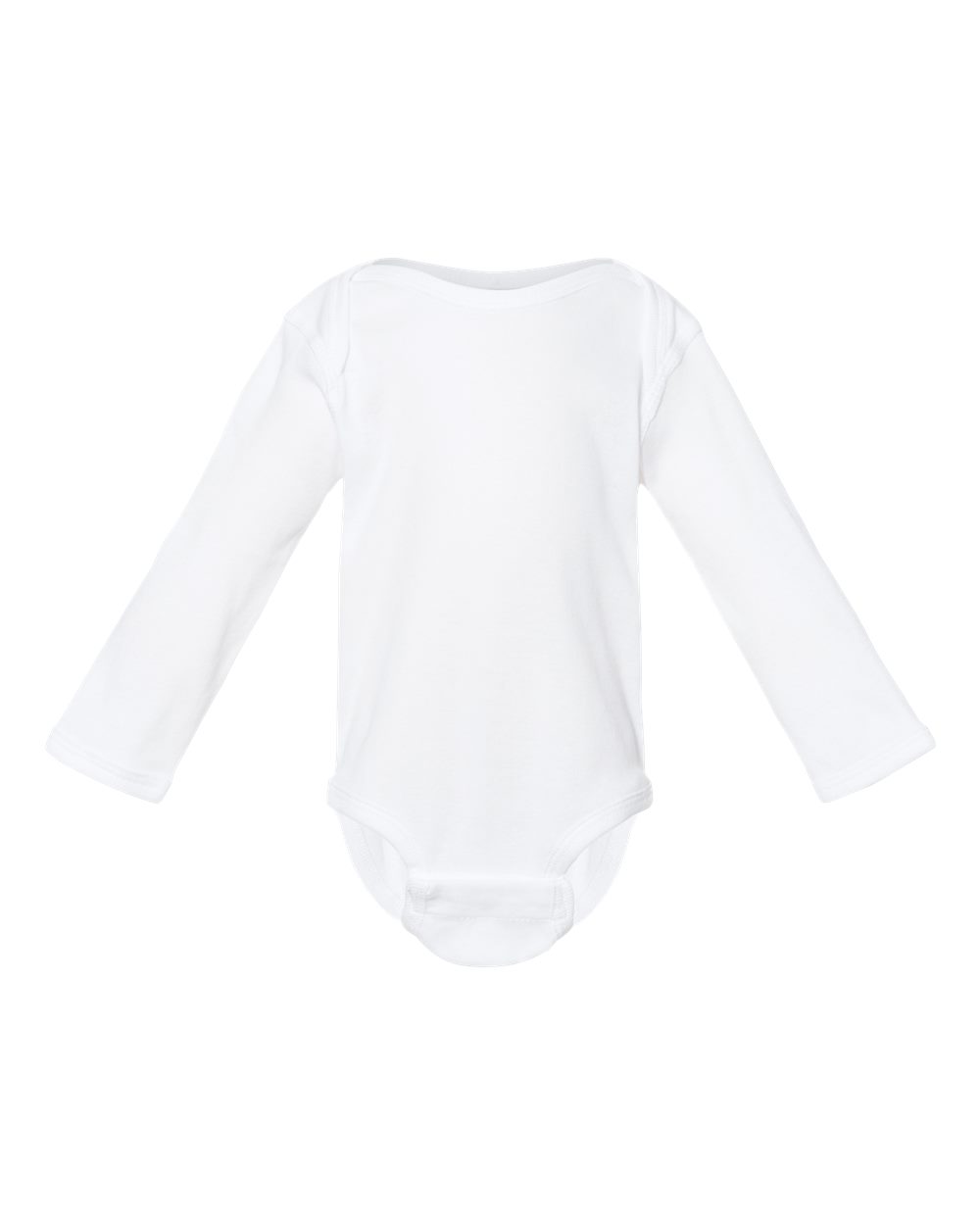 Infant Long Sleeve Baby Rib Bodysuit-