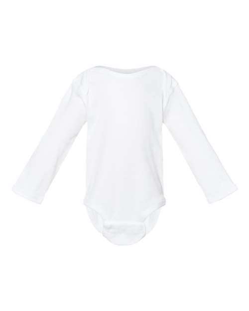 Infant Long Sleeve Baby Rib Bodysuit-Rabbit Skins