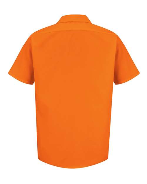 Men's Enhanced Visibility Short Sleeve Work Shirt