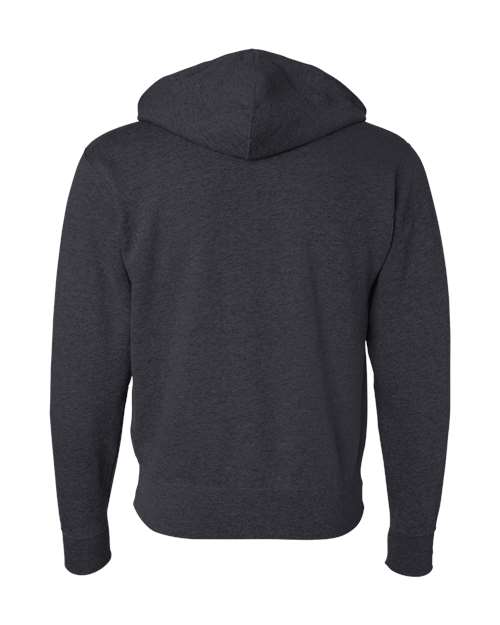 Unisex Lightweight Full-Zip Hooded Sweatshirt
