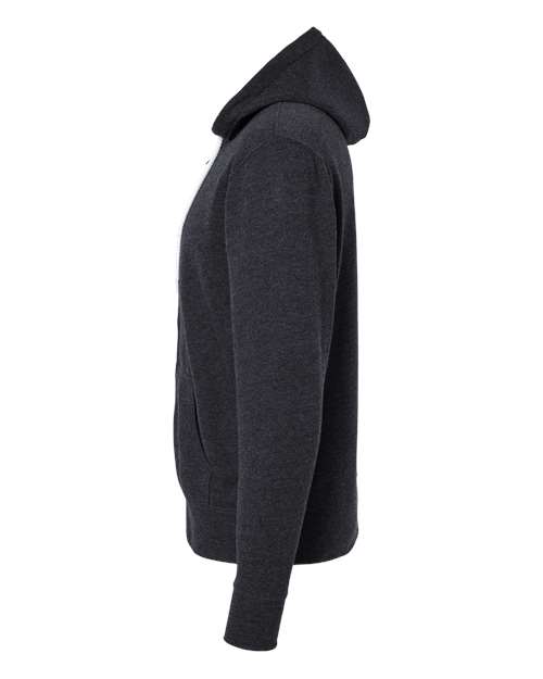 Unisex Lightweight Full-Zip Hooded Sweatshirt
