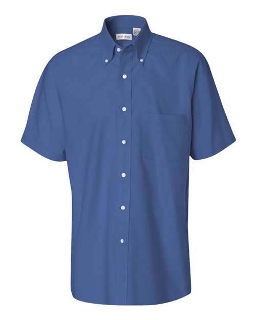 Short Sleeve Oxford Shirt-Van Heusen