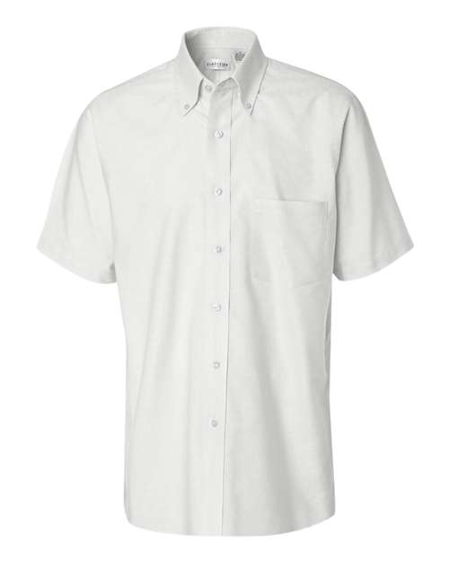 Short Sleeve Oxford Shirt-Van Heusen