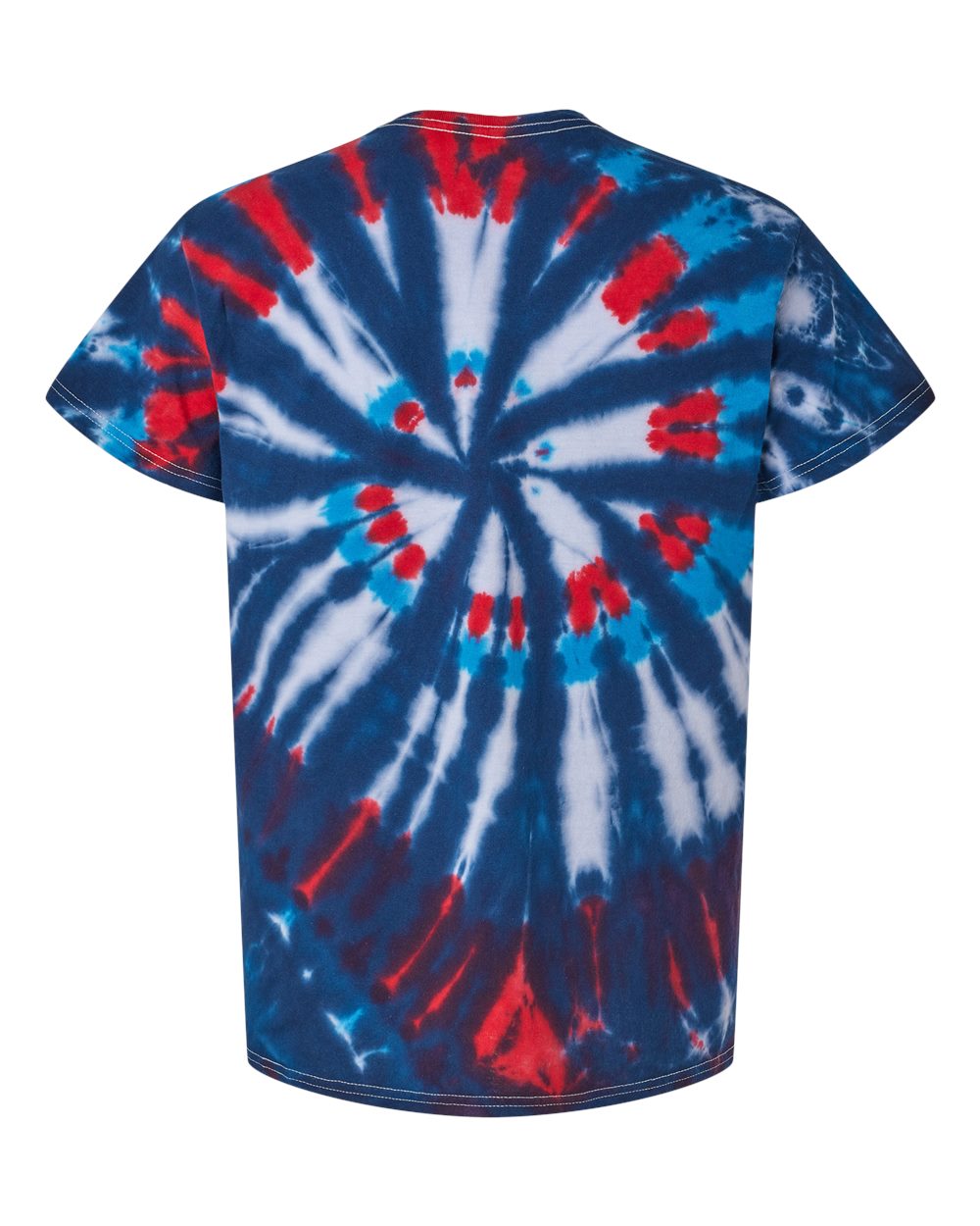 Dyenomite 200T2 - Multi-Color Cut-Spiral Tie-Dyed T-Shirt