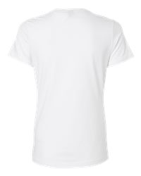 Polera Gildan Softstyle 880 Para Mujer - Blanca, De Algodón Suave Y Ajuste Semi-Fit