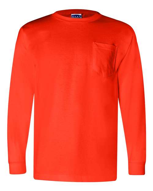 Unisex Union-Made Long Sleeve Pocket T-Shirt