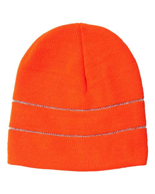 USA&#45;Made Safety Knit Beanie with 3M Reflective Thread-Bayside
