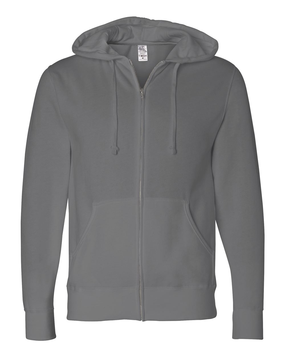Full-Zip Hooded Sweatshirt-Independent Trading Co.