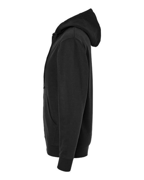 Unisex Midweight Full-Zip Hooded Sweatshirt – Detail