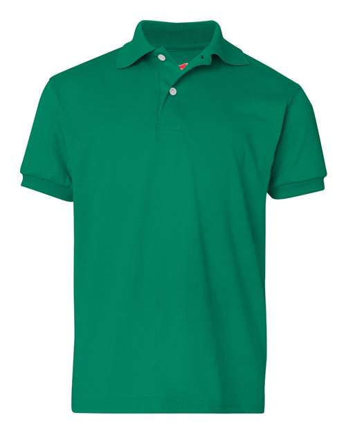 Hanes Youth EcoSmartR Jersey Polo 054Y