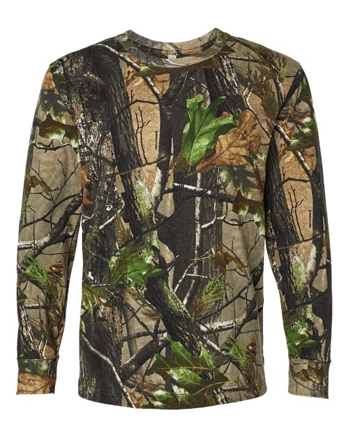 Realtree&#174; Camo Long Sleeve T&#45;Shirt-Code Five