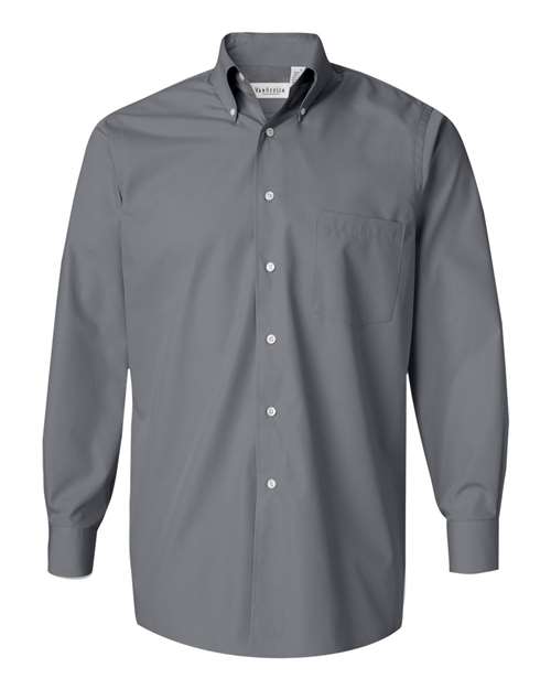 Men&#8216;s Silky Poplin Shirt-Van Heusen