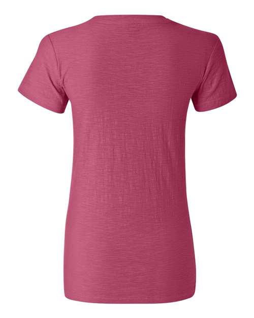 Women's V-Neck Slub T-Shirt