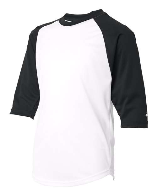 Youth B-Core Three-Quarter Sleeve Baseball T-Shirt