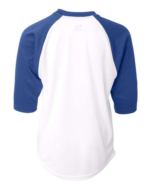 Youth B-Core Three-Quarter Sleeve Baseball T-Shirt