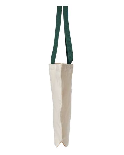 Natural Tote with Contrast-Color Handles