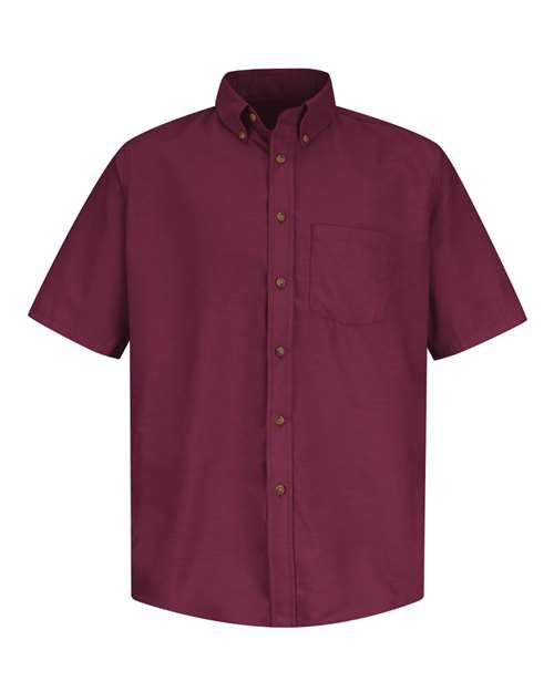 Red Kap Men's Poplin Short Sleeve Dress Shirt SP80