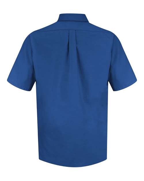 Men's Poplin Short Sleeve Dress Shirt – Back