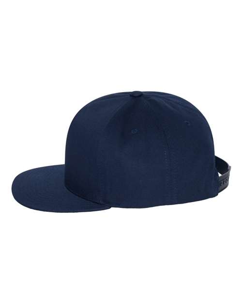 Five-Panel Cotton Twill Snapback Cap