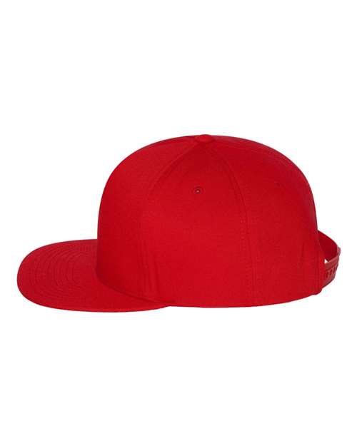 Five-Panel Cotton Twill Snapback Cap