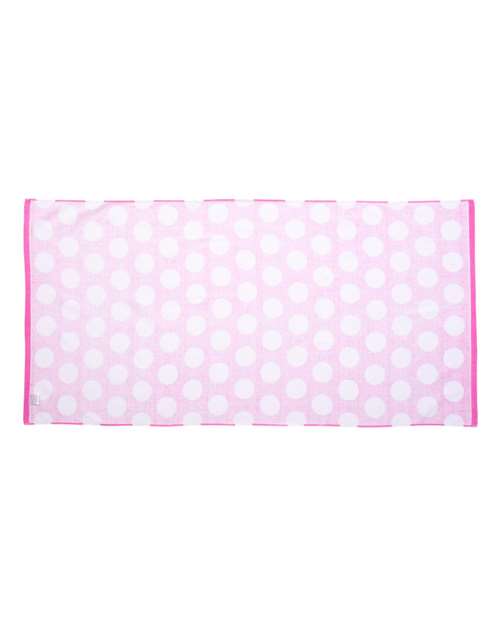 Polka Dot Velour Beach Towel