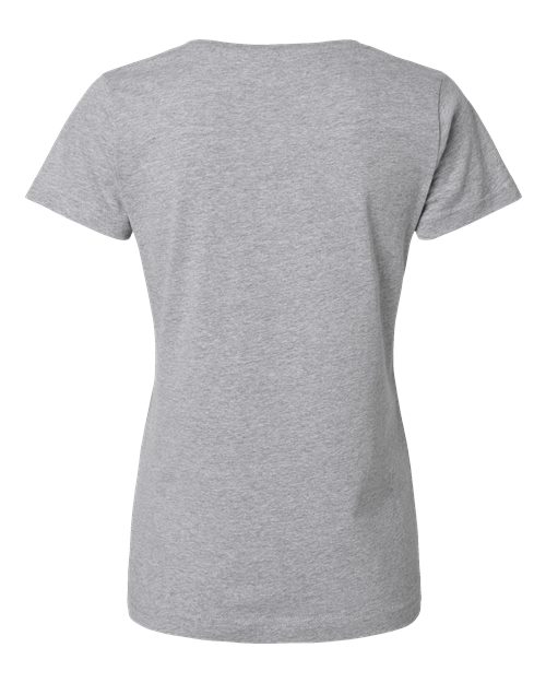 Women's Fine Jersey V-Neck Tee – Back