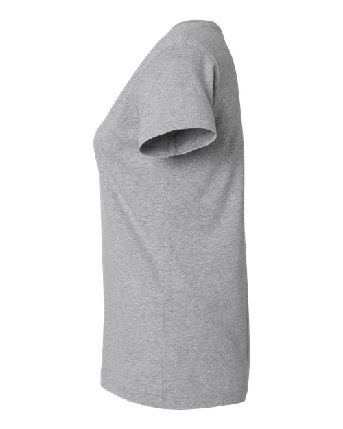 Women's Fine Jersey V-Neck Tee – Detail