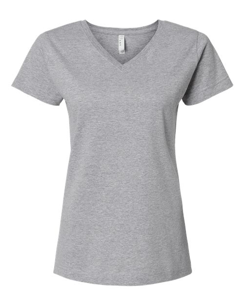Women's Fine Jersey V-Neck Tee – Front