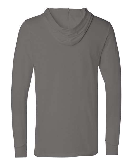 Unisex Jersey Hooded Long Sleeve Tee – Back