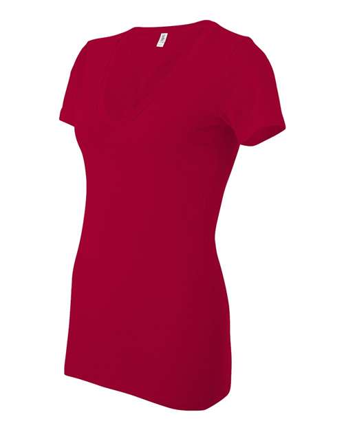 Women’s Jersey Deep V-Neck Tee