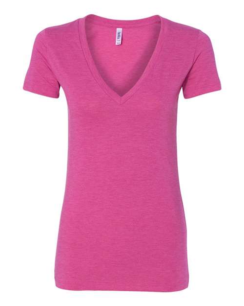 BELLA + CANVAS Women’s Triblend Deep V-Neck Tee 8435