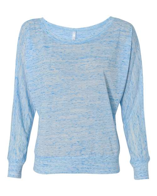 BELLA + CANVAS Women’s Flowy Off Shoulder Long Sleeve Tee 8850