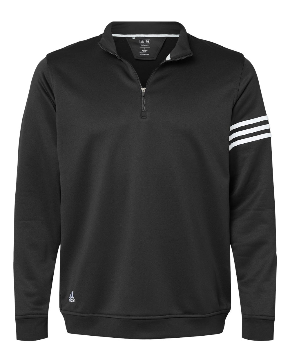 3-Stripes French Terry Quarter-Zip Pullover-Adidas
