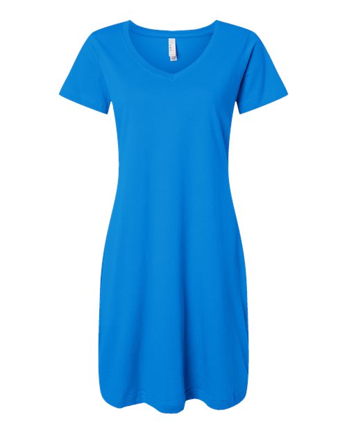LAT Women's Fine Jersey V-Neck Coverup 3522