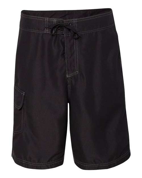 Solid Board Shorts-Burnside