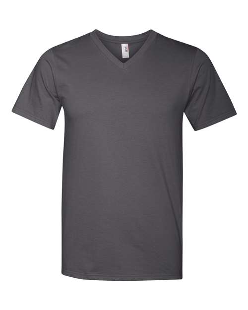 Lightweight V Neck T Shirt-Anvil