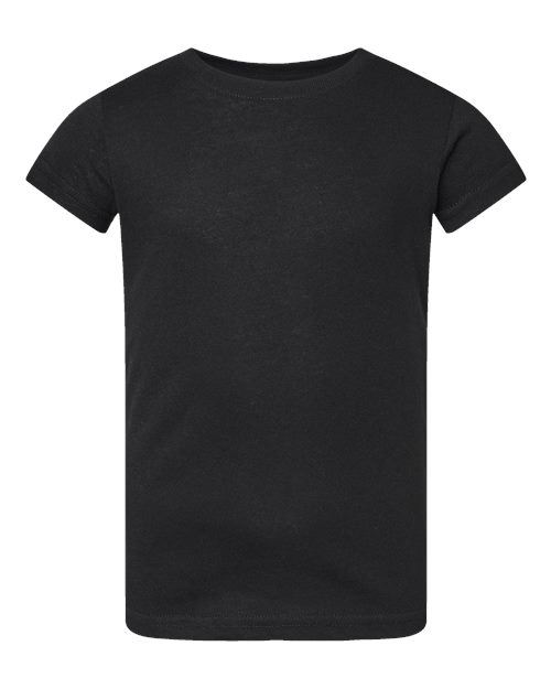 Rabbit Skins Toddler Girls Fine Jersey Tee 3316