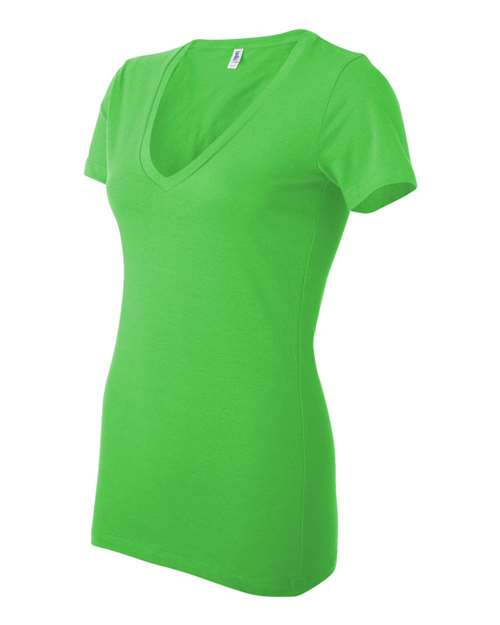 Women’s Jersey Deep V-Neck Tee