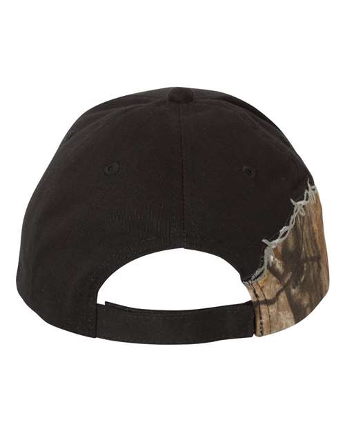 Licensed Camo with Barbed Wire Embroidery Cap
