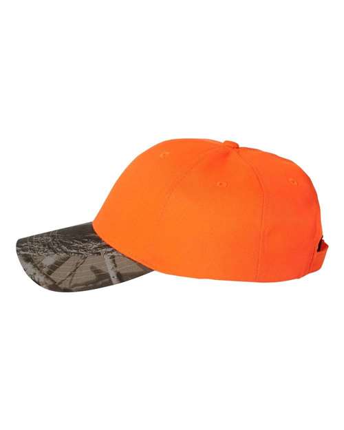 Solid Crown with Camo Bill Cap
