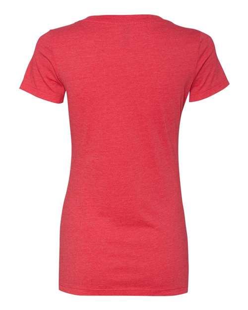 Women’s CVC Deep V-Neck T-Shirt