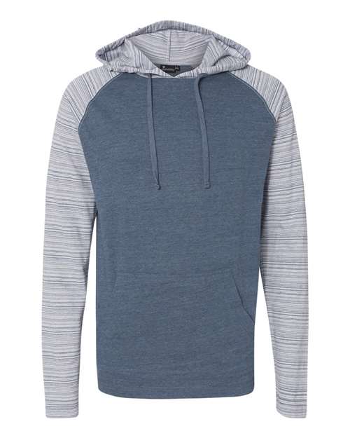 Unisex Yarn-Dyed Hooded Raglan T-Shirt