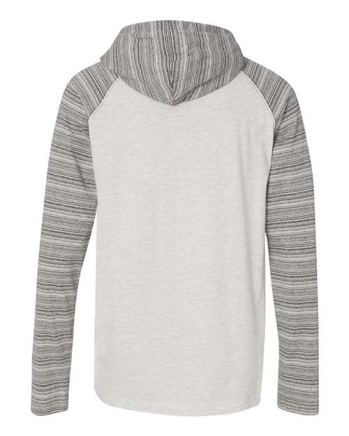 Unisex Yarn-Dyed Hooded Raglan T-Shirt