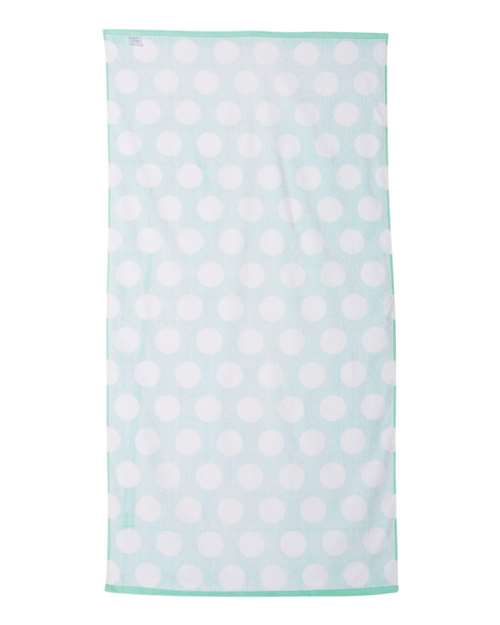 Polka Dot Velour Beach Towel