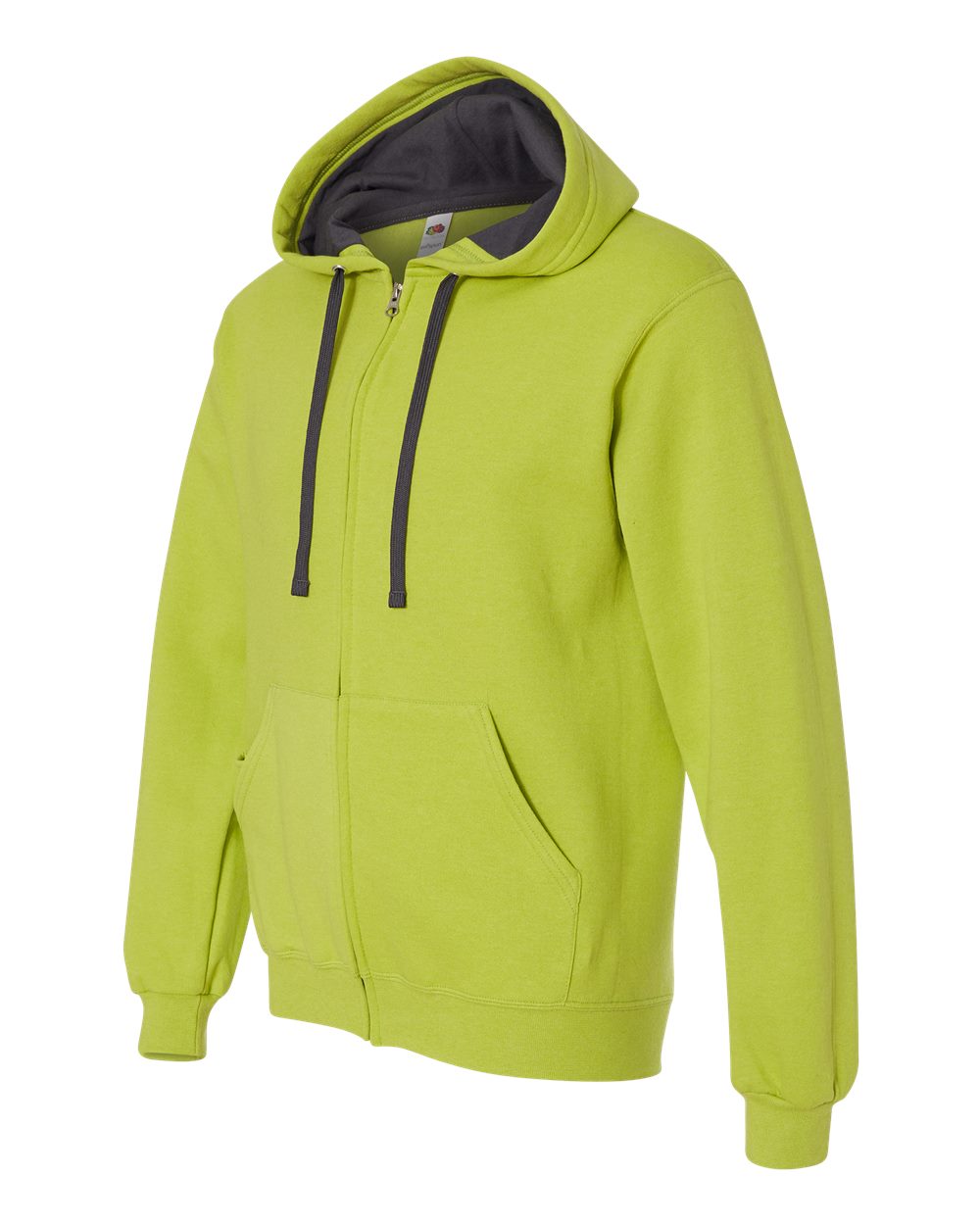 fruit of the loom green hoodie